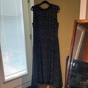 Robert Rodriguez Sz 16 Felicity Keyhole Flowy Dress with Tie at Neck